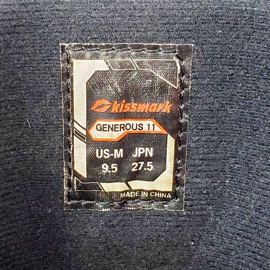 【美品】キスマーク GENEROUS 11 スノーボードブーツ 27.5cm