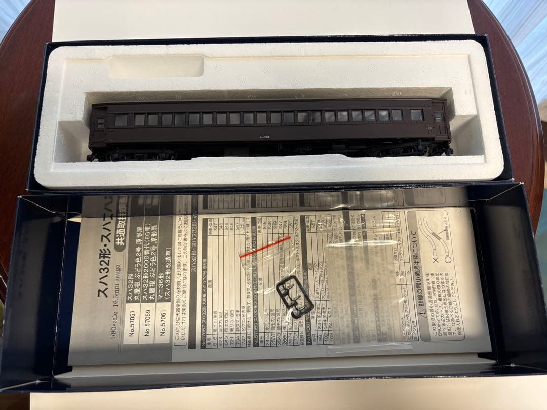 鉄道模型 HOゲージ 天賞堂　客車　ス ハフ32 2000番代（EG車）丸屋根