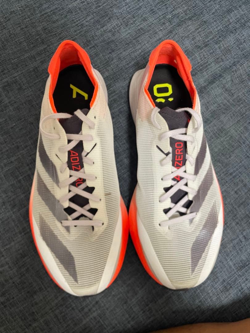 ADIZERO JAPAN8 ホワイト/レッド 25.0cm