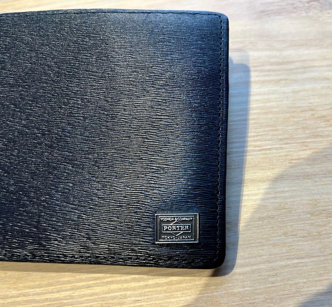 1/末までの限定価格】PORTER ポーター カレント 折り財布 黒 美品