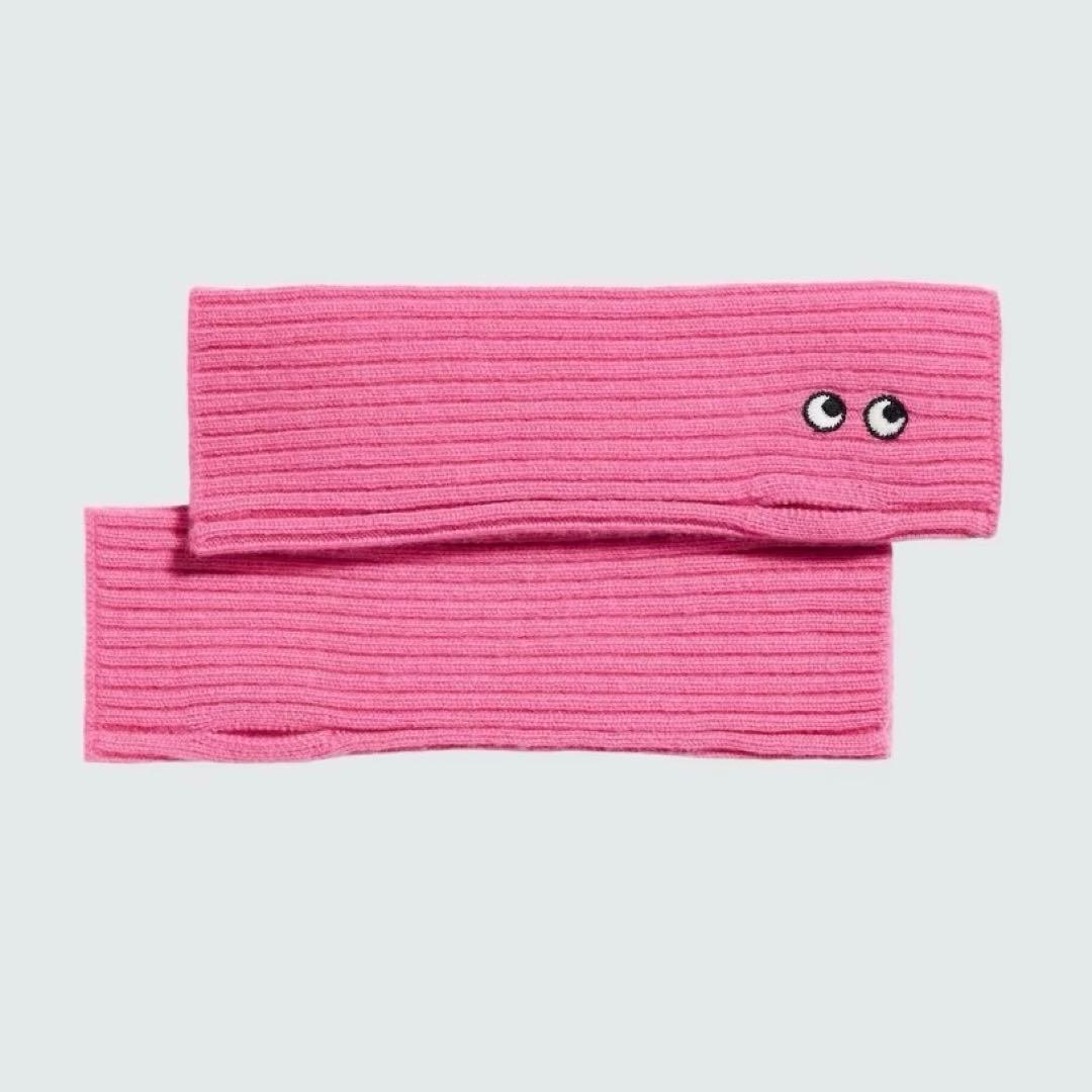 ユニクロ×アニヤハインドマーチ カシミヤニットアームウォーマー