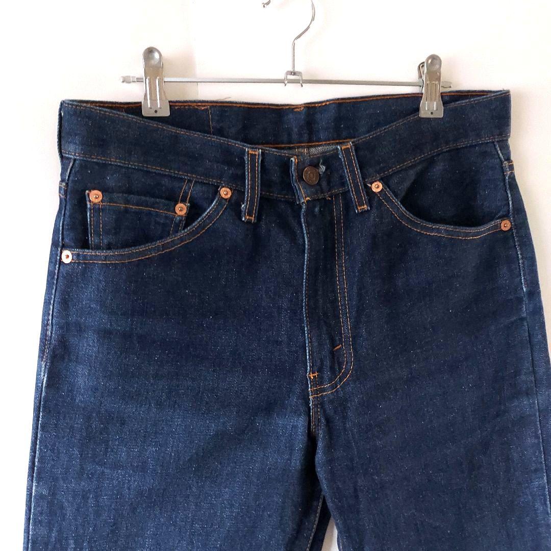 希少程度極上ほぼ真っ紺 90s USA製リーバイス 517 ブーツカット w31