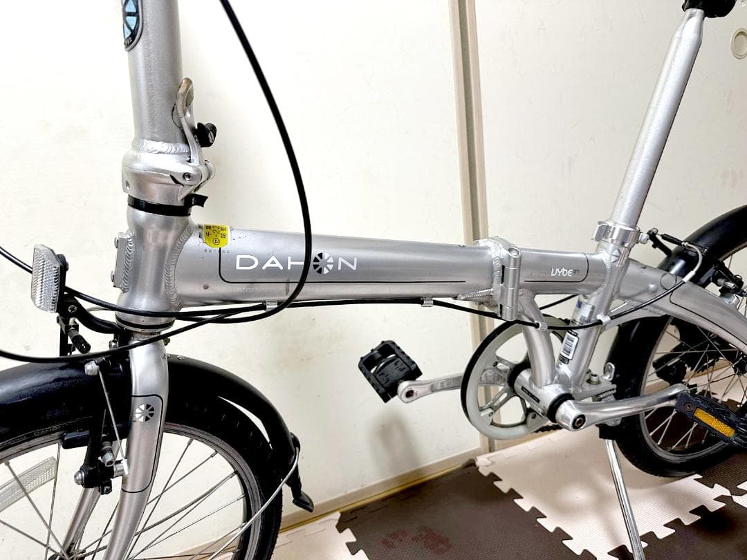 ダホン軽量 (11.6kg) アルミ折りたたみ自転車、自転車用バッグ付き