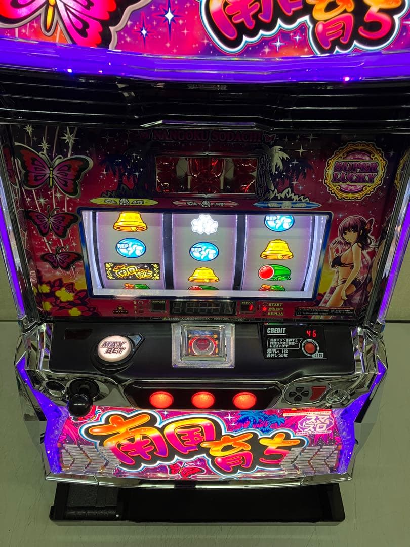 パチスロ実機　Ｌ南国育ちＳ３ スマスロユニット付き