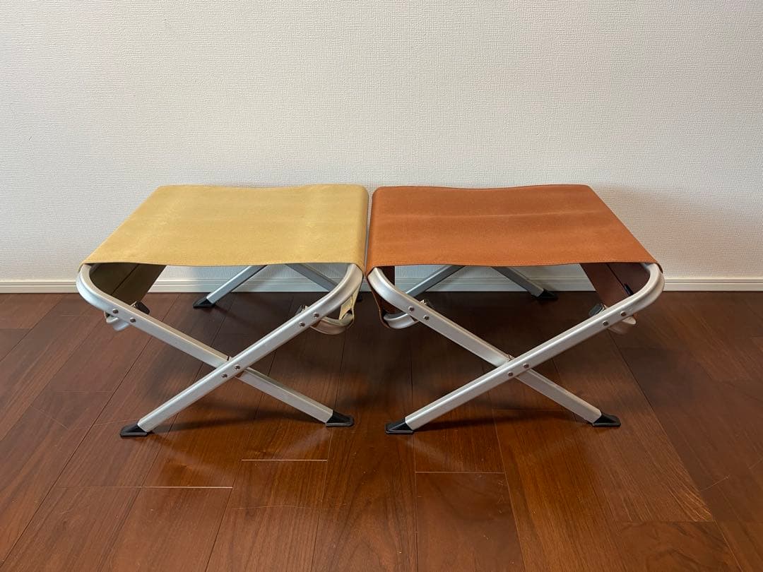 スノーピーク　オットマン　ブラウン&ベージュセット 楽天市場】スノーピーク 2025野遊びセット ローチェア30 ペアセット