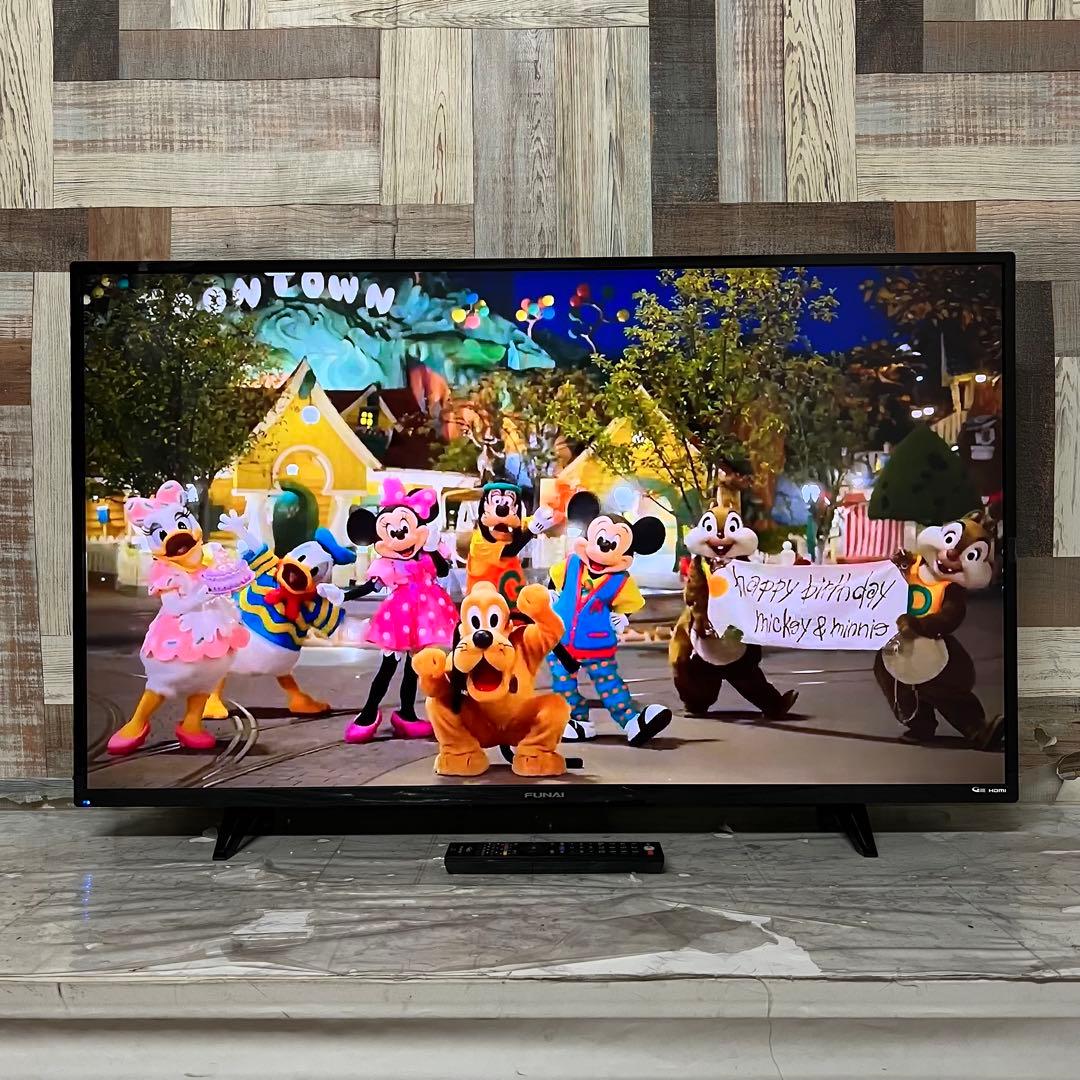 即日受渡❣️全国送フナイ4K43V型地上・BS・110度CSテレビ外付HDD対応