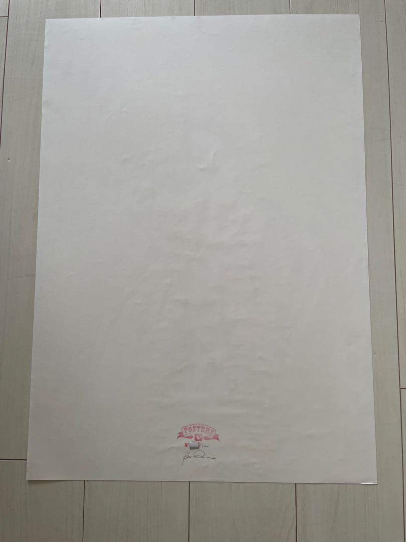 ダフトパンク　ポスター　中古　シリアルナンバー入