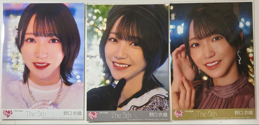 野口衣織 イコラブ 生写真 コンプ The 5th ザゴス - メルカリ