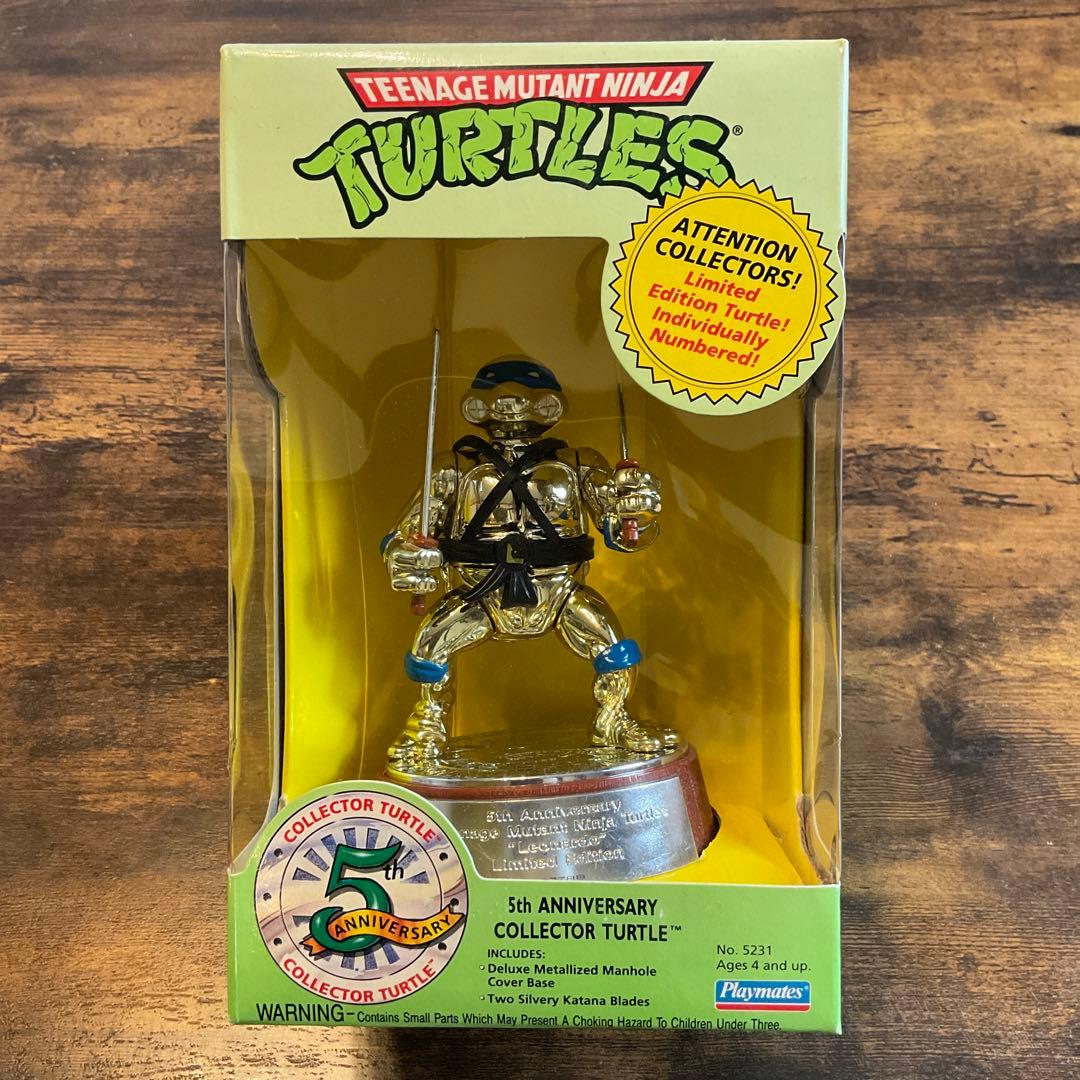 ◼️TMNT◼️タートルズ フィギュア プレイメイツ 5周年 ゴールド