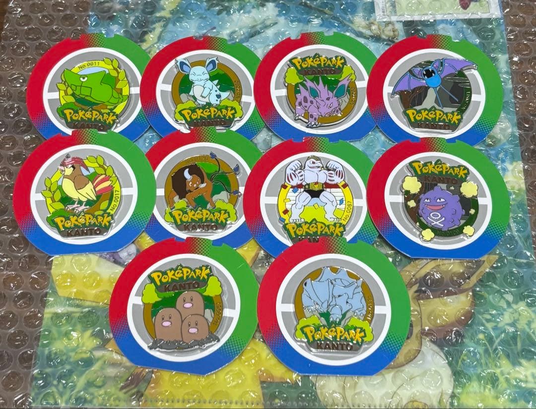 即日発送】 ポケパーク カントー ピンバッジ 10個 セット ピンズ