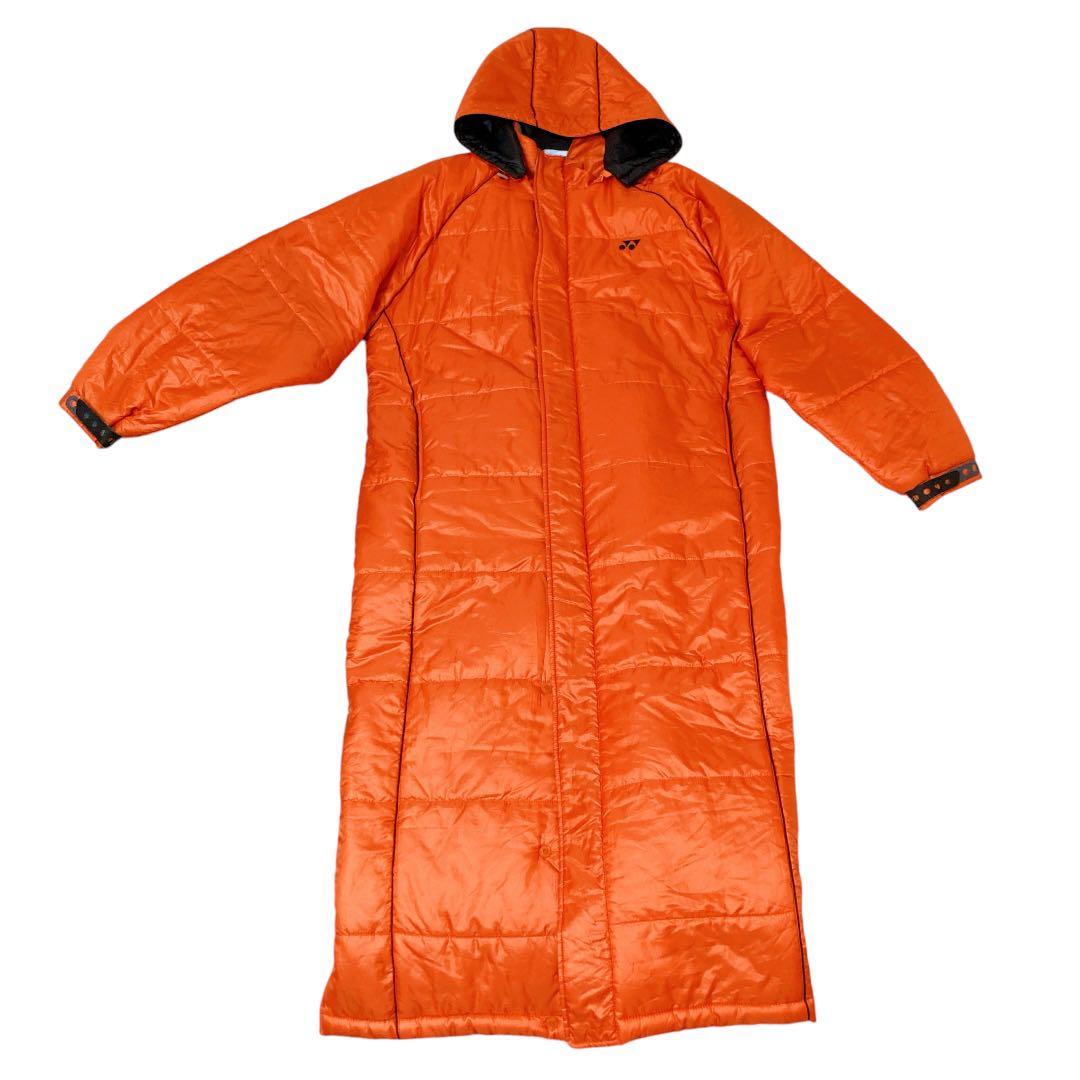 美品 YONEX ヨネックス ベンチコート Lサイズ オレンジ メンズ テニス