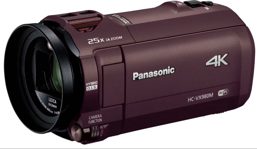 Panasonic HC-VX980M 4Kビデオカメラ　セット Amazon.co.jp: パナソニック デジタル4Kビデオカメラ VX980M 64GB あと