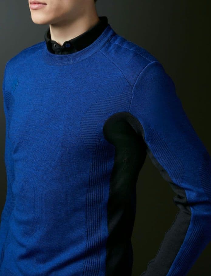 入手困難】デサントゴルフ g－arc メリノウール×ヒートナビ セーター L