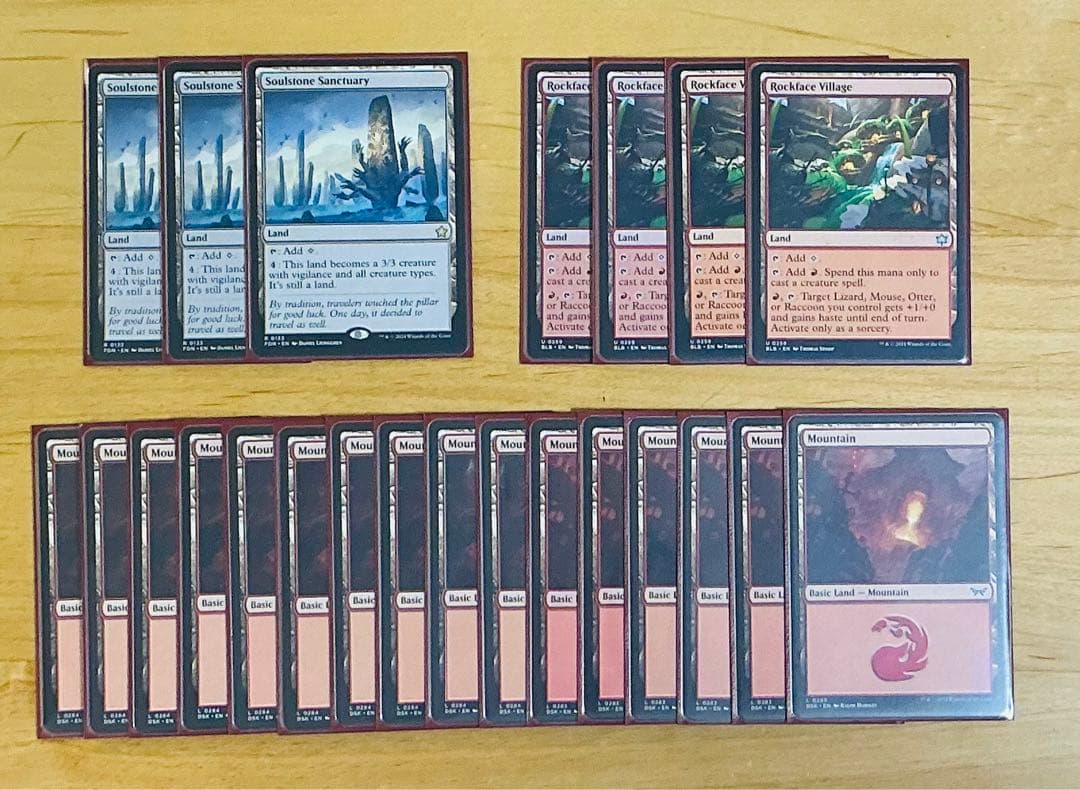 赤単　デッキ　mtg スタンダード mono red デッキ　まとめ売り