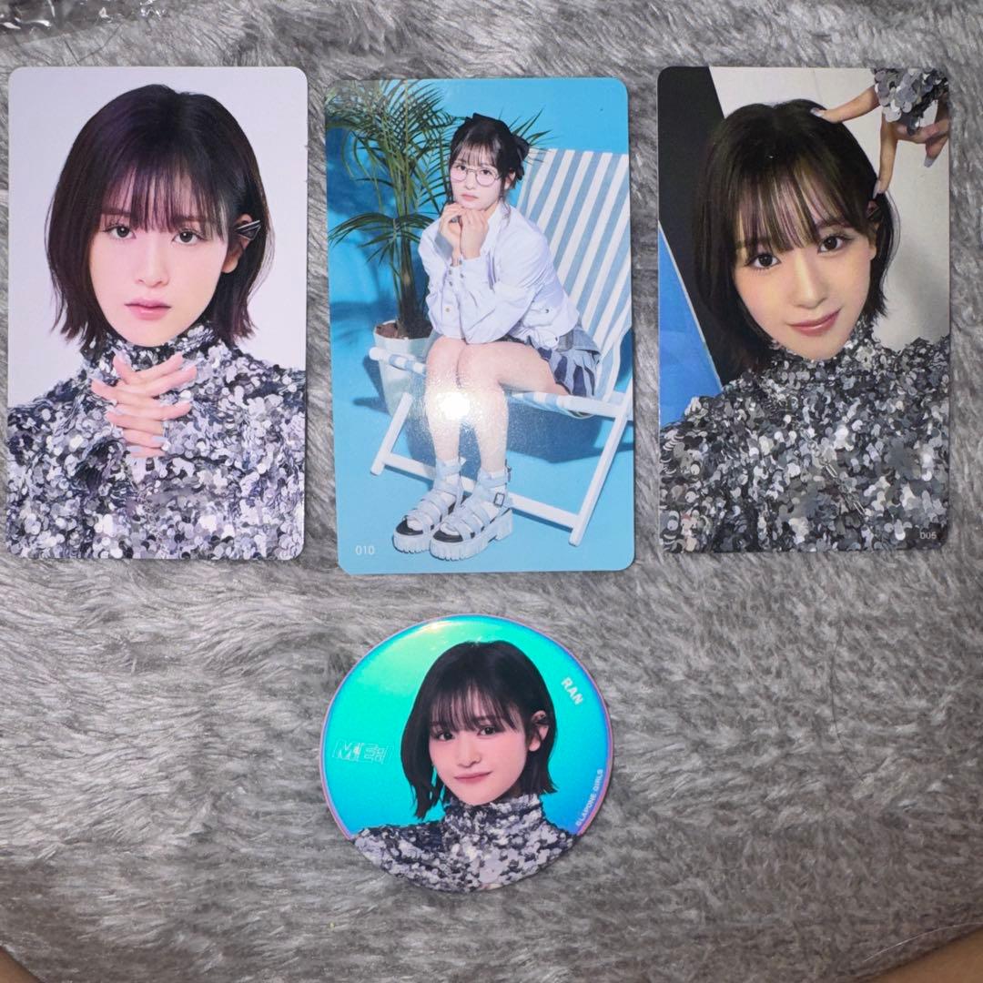 石井蘭 トレーディング 缶バッジ オーロラ ホログラム トレカ ミーアイ