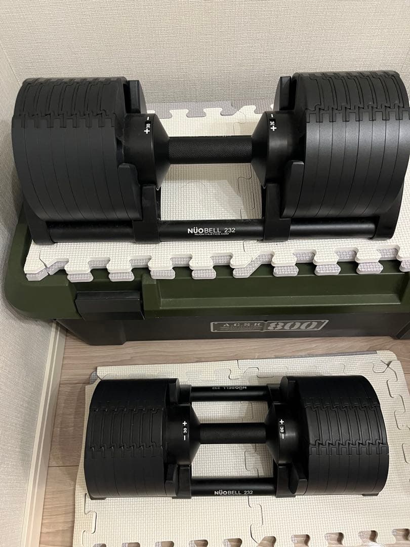 【セット①/2】ヌオベル 32kg 2kg刻み 可変式ダンベル TOP FILM フレックスベル 2kg刻み 32kg flexbell 可変式ダンベル 32kg