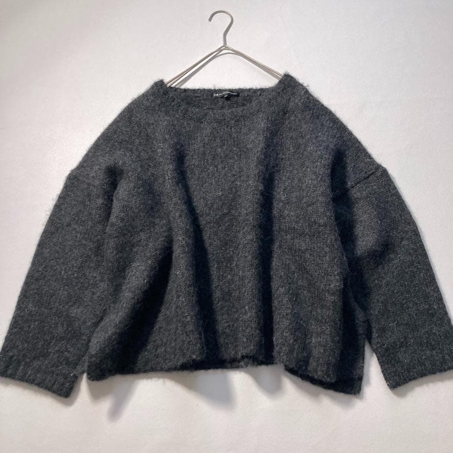 ひー様専用】23区 23AW ベビーアルパカクロップドニット グレー - メルカリ