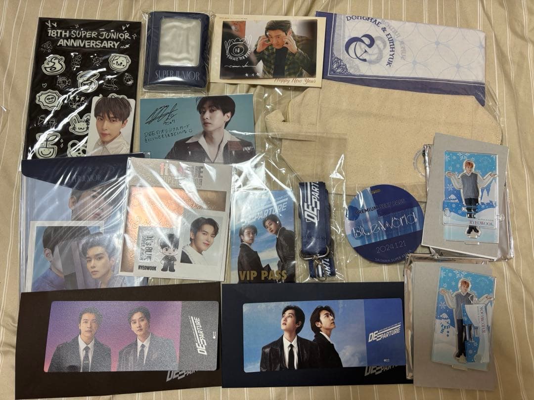 SUPERJUNIOR グッズ SUPER JUNIOR-D&E LIVE TOUR 2024 -DEparture-』OFFICIAL GOODS 発売