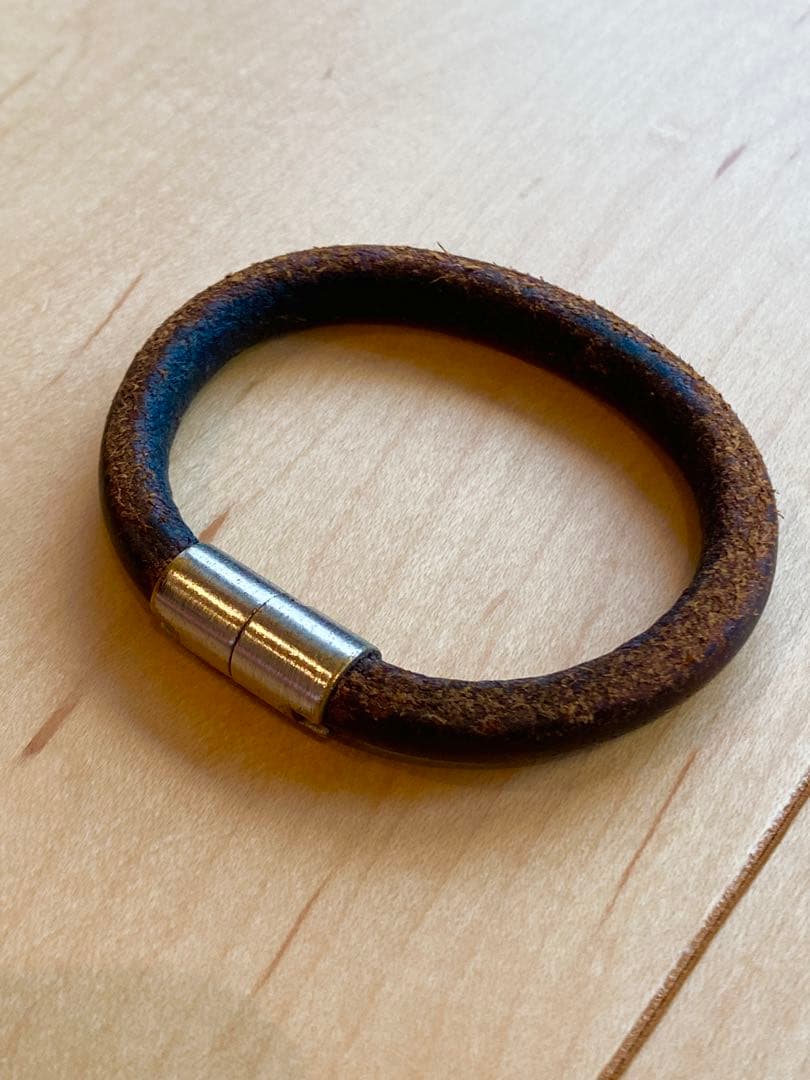 HERMES エルメス イオタ ブレスレット 廃盤 HERMES エルメス iota イオタ ブレスレット 藤原ヒロシ レザー