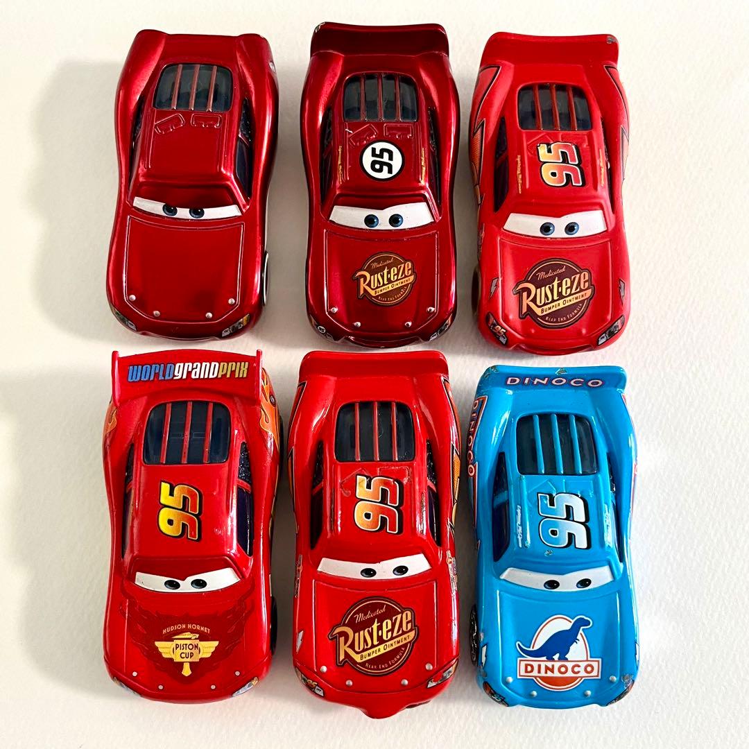 ディズニー カーズ ミニカー ライトニング マックイーン 6台セット