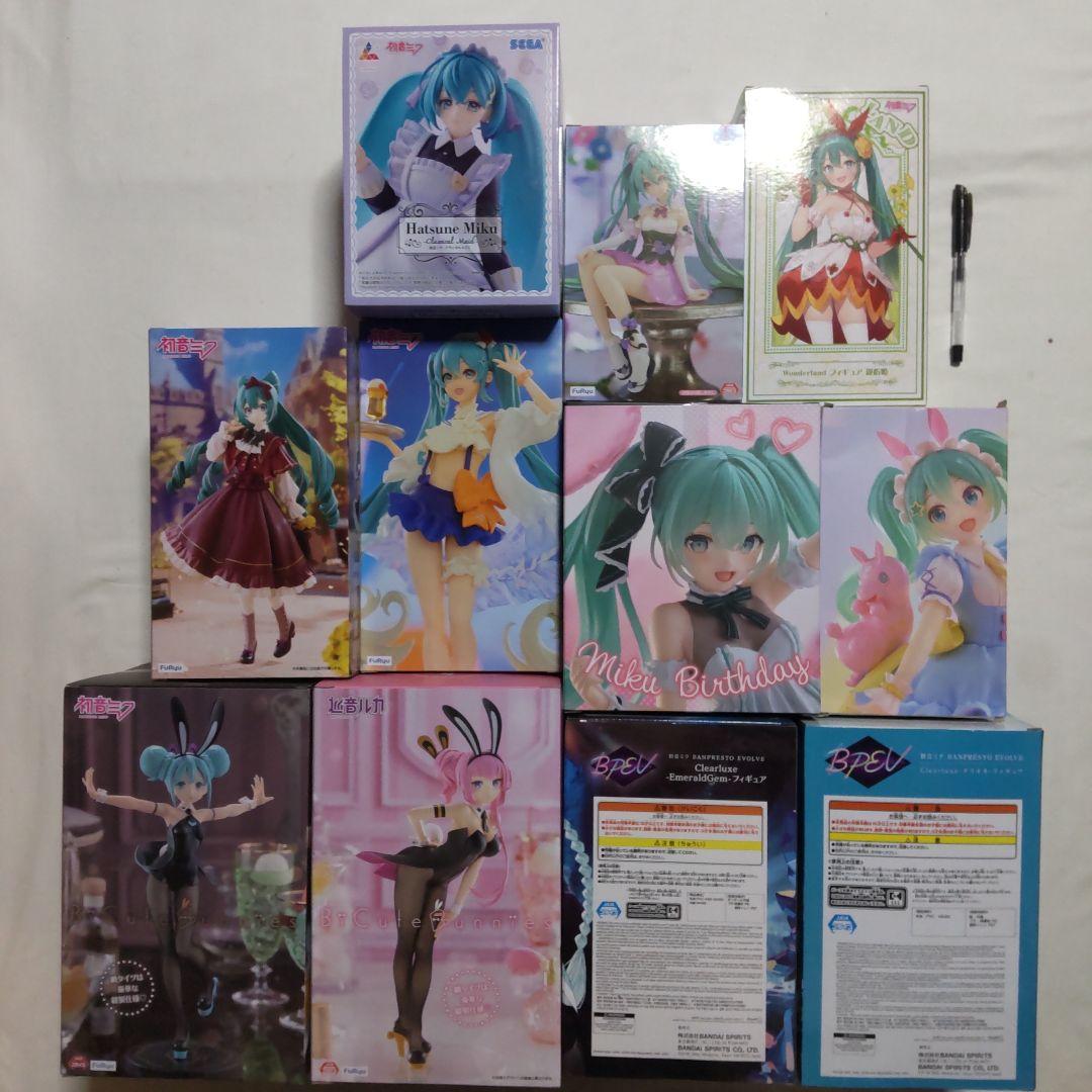 初音ミク 巡音ルカ プライズ景品 フィギュア 11体セット