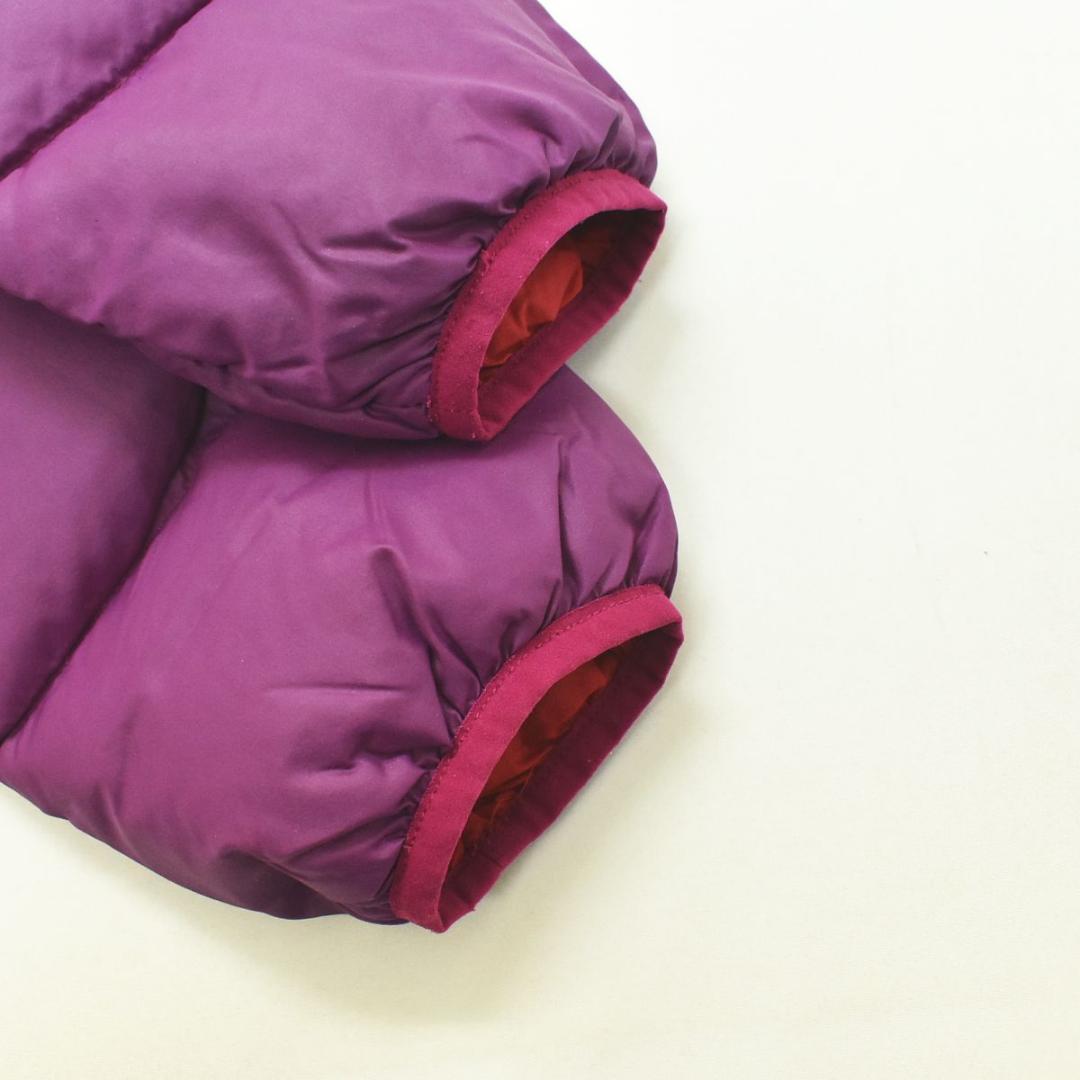 モンベル montbell ダウンジャケット 160 紫 キッズ レディース
