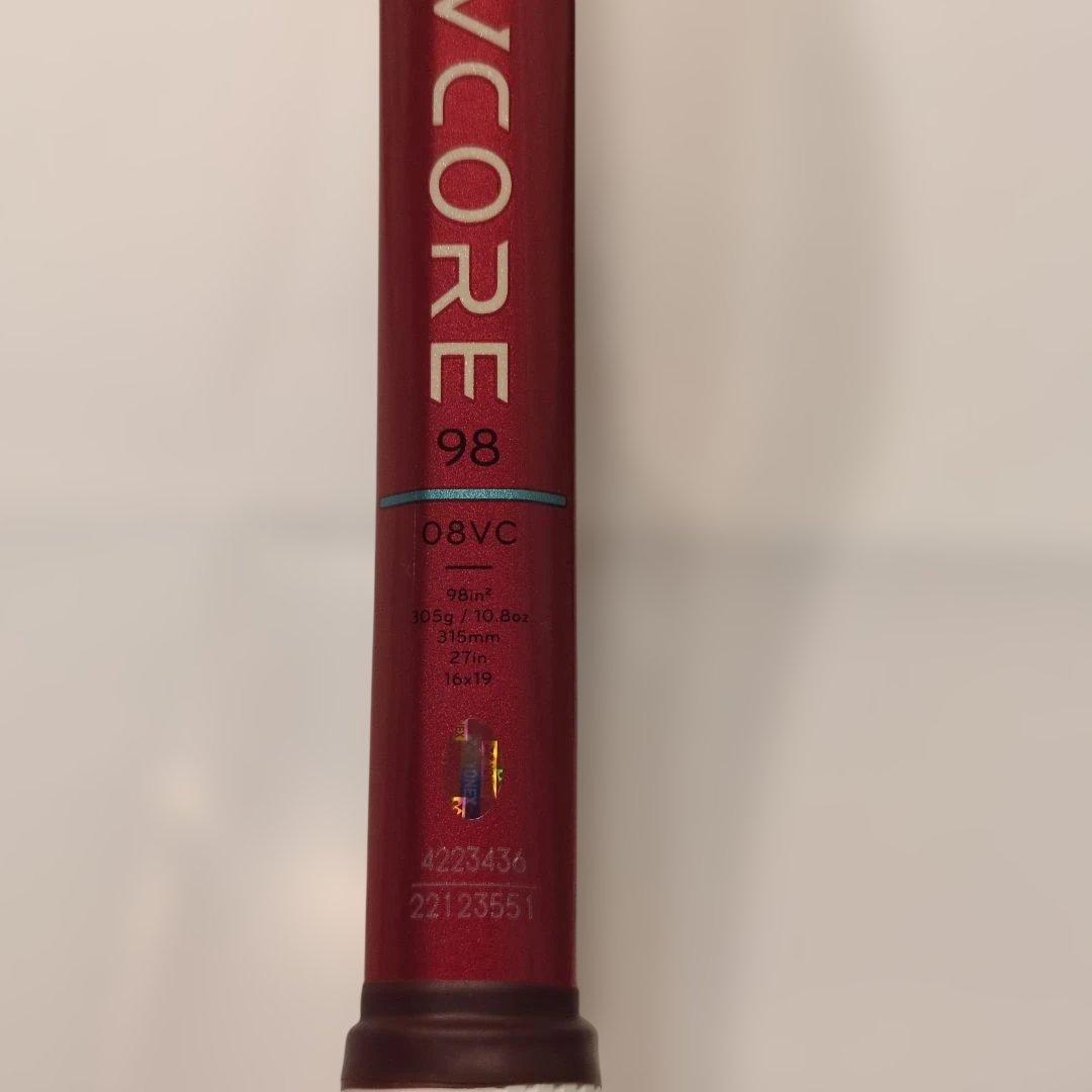 YONEX VCORE98 G3 2026モデル（ストリング込324g） - メルカリ