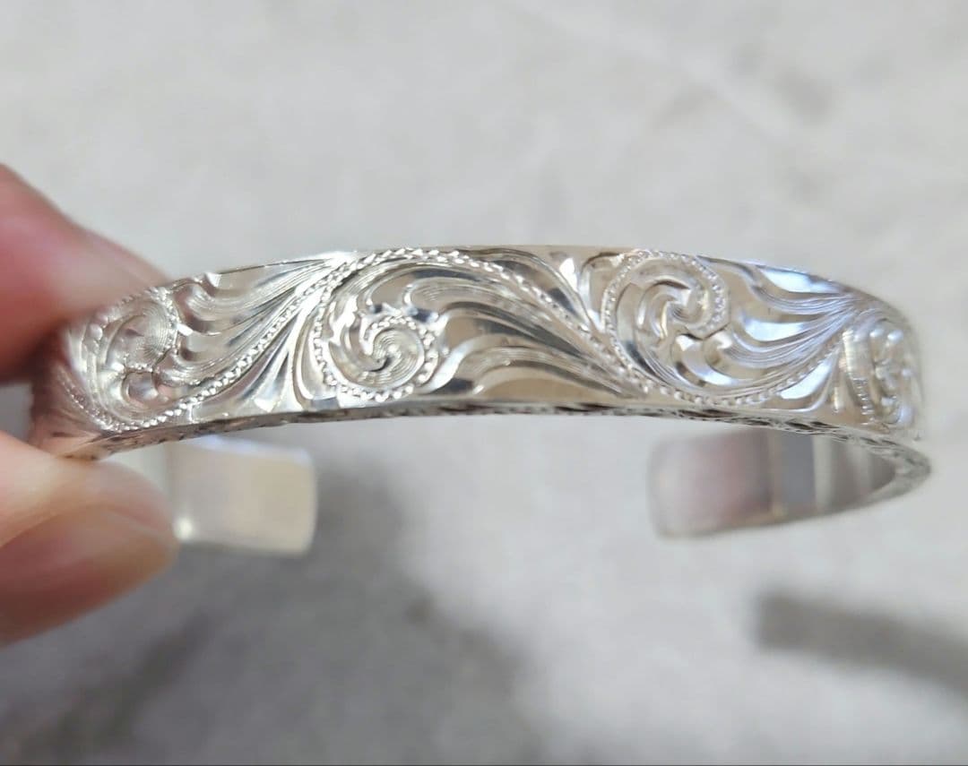 【わくわく！！】D.E.OSCAR　シルバー925バングル