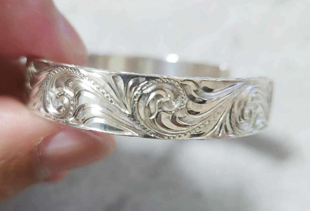 【わくわく！！】D.E.OSCAR　シルバー925バングル