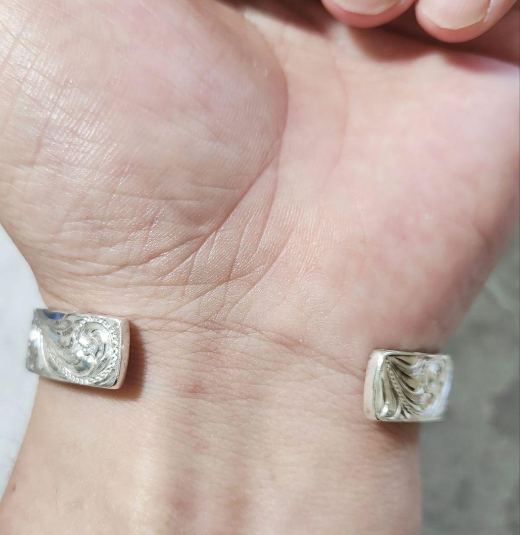 【わくわく！！】D.E.OSCAR　シルバー925バングル