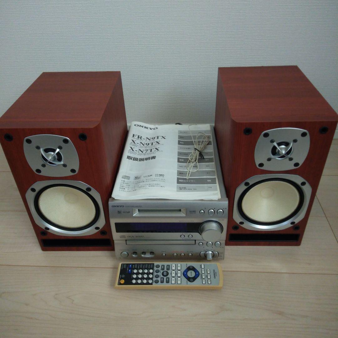 オンキョー ONKYO コンポ FR-N7TX(説明書・リモコン付き) - メルカリ