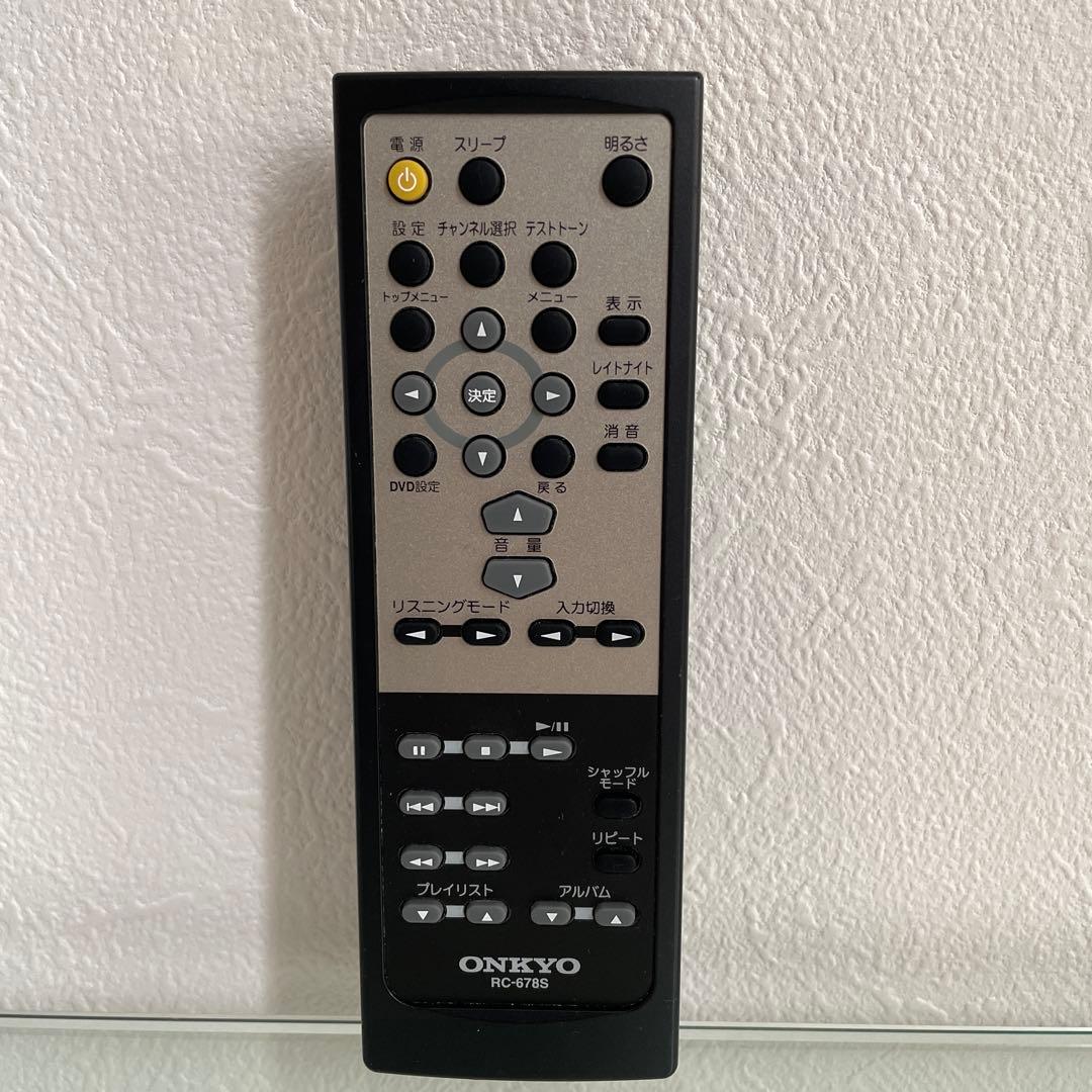 [中古] ONKYO SA-205HDX AVアンプ 5.1ch リモコン付き