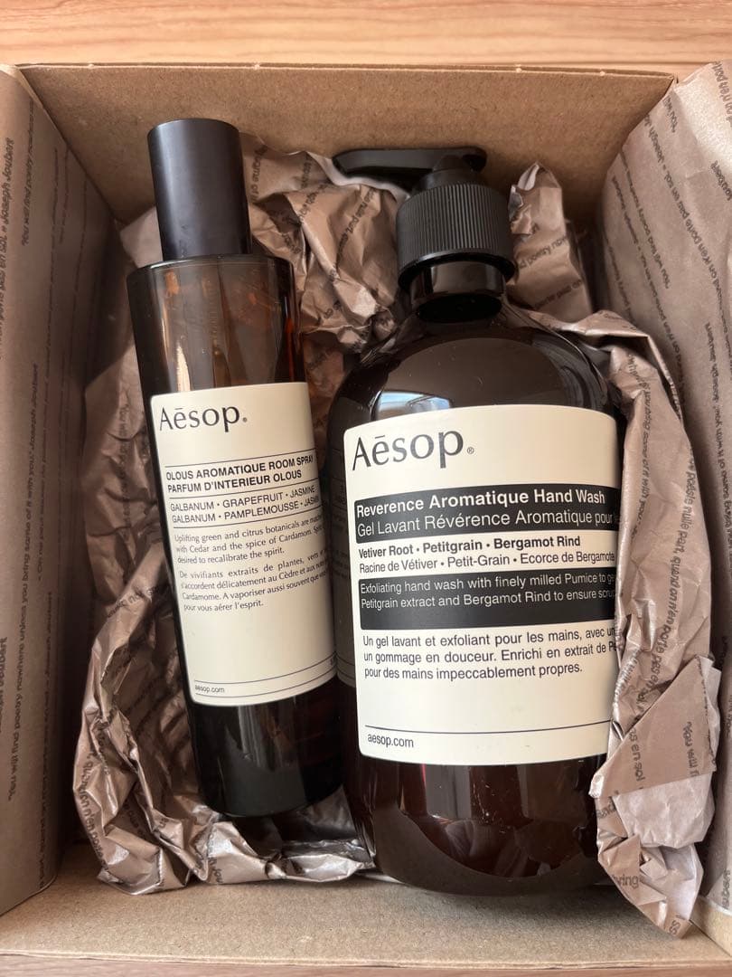 ギフトBOX付き］Aesopハンドウォッシュ500m Iとルームスプレー - メルカリ