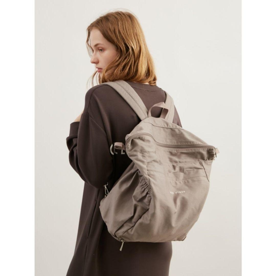 新品未使用 ジェラートピケ 2wayママリュック ライトグレー - メルカリ