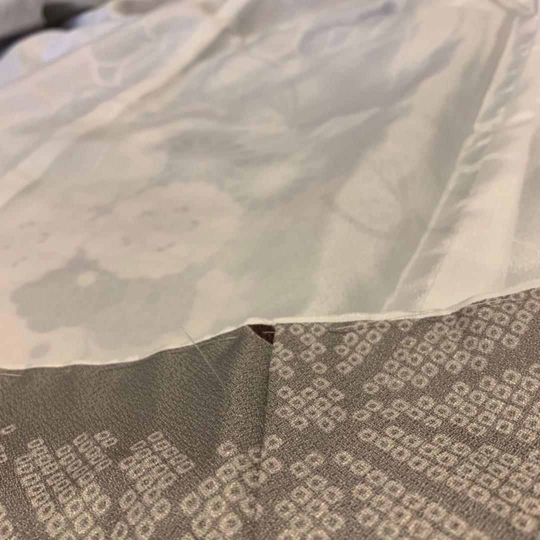 七五三3歳用被布コートセット 男の子 ひよこ商店 クリーム金彩×翡翠の