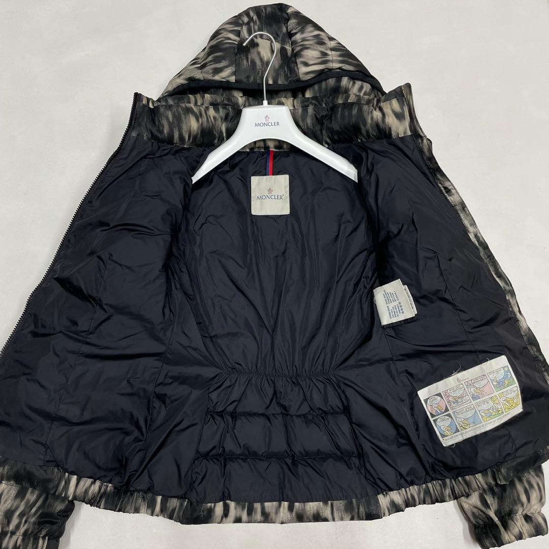 MONCLER モンクレール SABY ダウンジャケット レオパード レディース