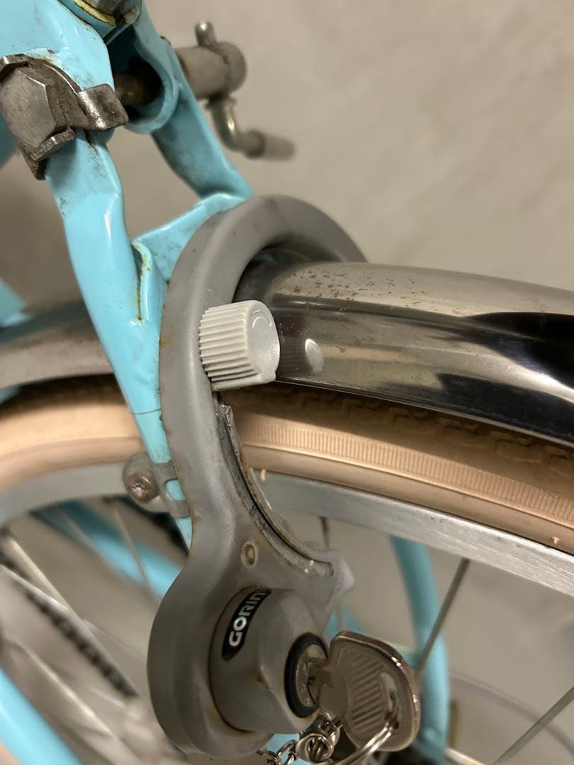 子供用自転車 水色 cafe croissant 24 札幌市 引き渡し - メルカリ