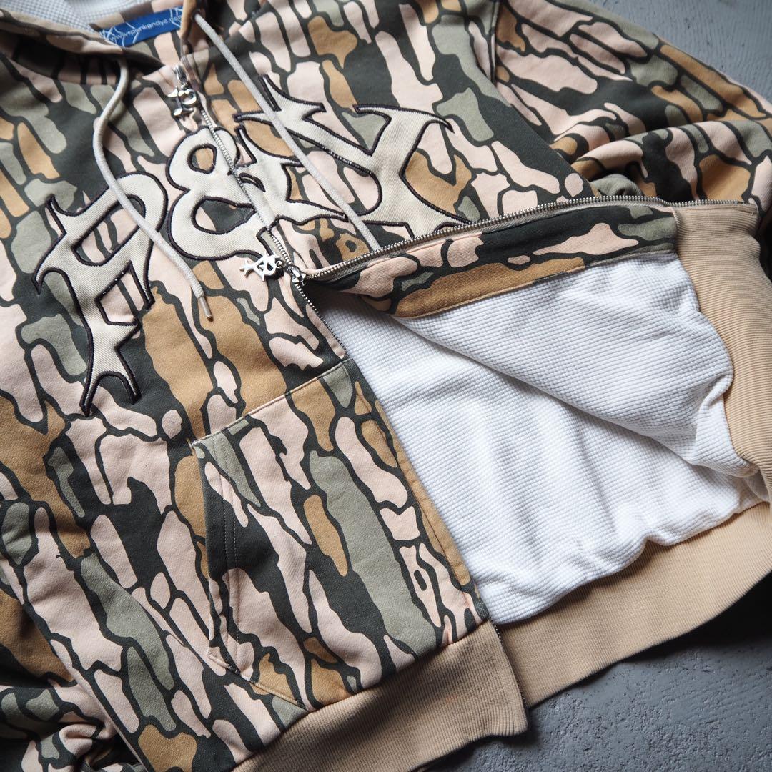 punkandyo zip hoodie ジップ パーカー M