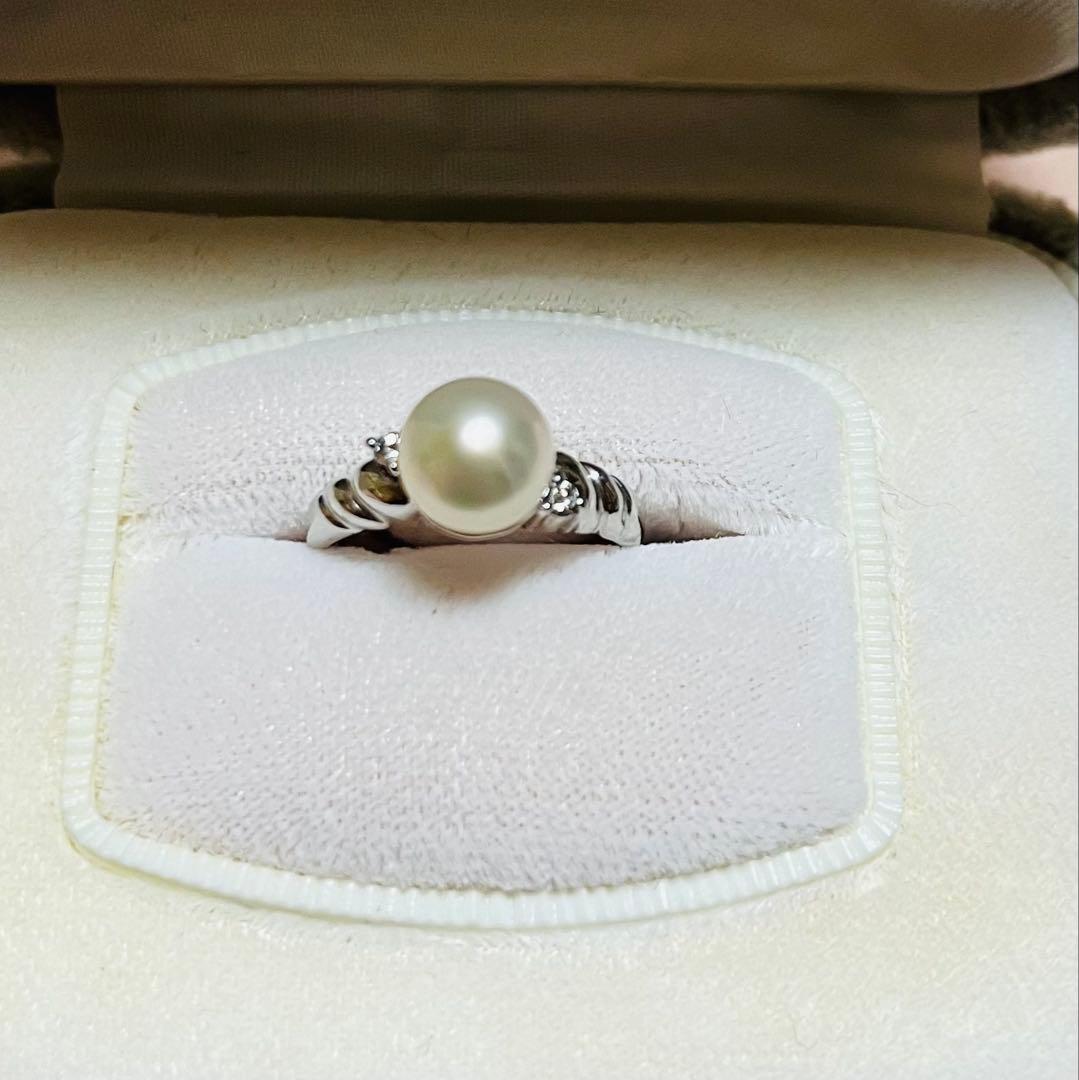 本真珠 エレガントリング 楽天市場】ダブルフィンガーリング パール ツインリング フリーサイズ