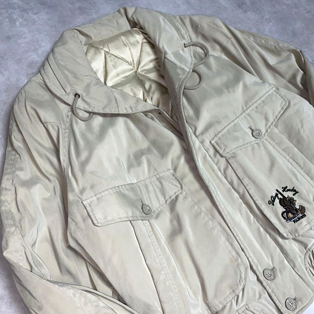 90's vintage 短丈ブルゾン ネイビー アメカジ シティーボーイ80s