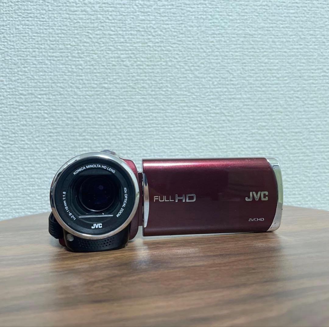 ビデオカメラ】 JVC Everio GZ-E265-R - メルカリ