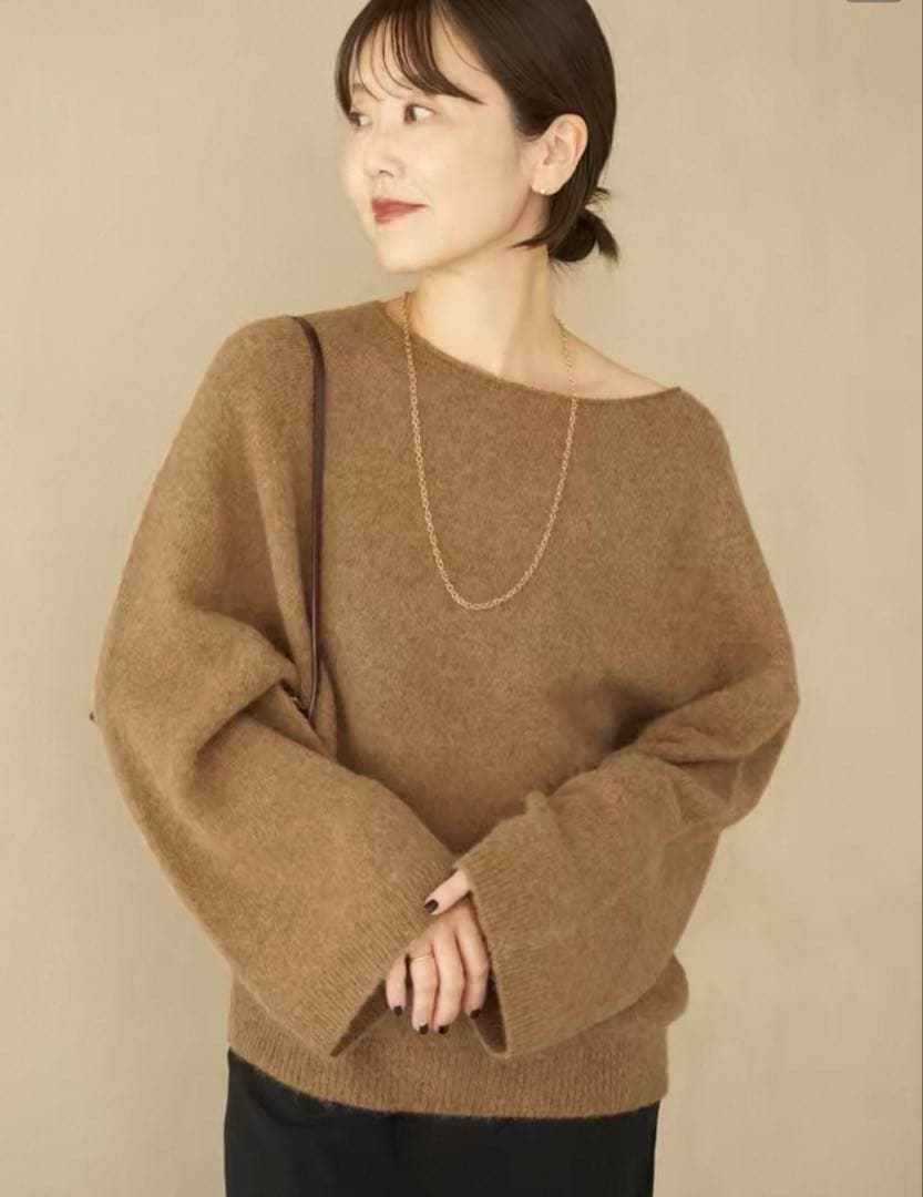 【試着のみタグ付き】plage baby alpaca ラグランプルオーバー plage｜《追加》Baby Alpaca ラグラン プルオーバー | Rakuten Fashion