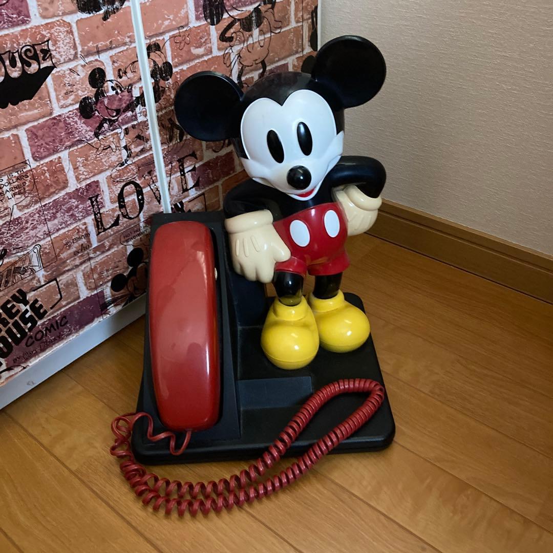 ディズニー☆ミッキーマウス☆電話機☆レトロ家電☆ヴィンテージ☆