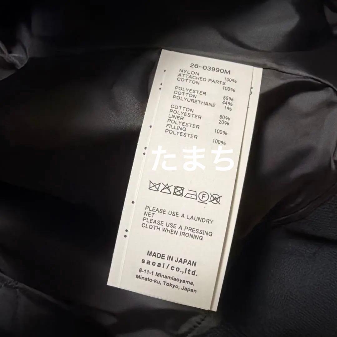 sacai x Carhartt WIP Nylon Twill 黒 サイズ 2 - メルカリ