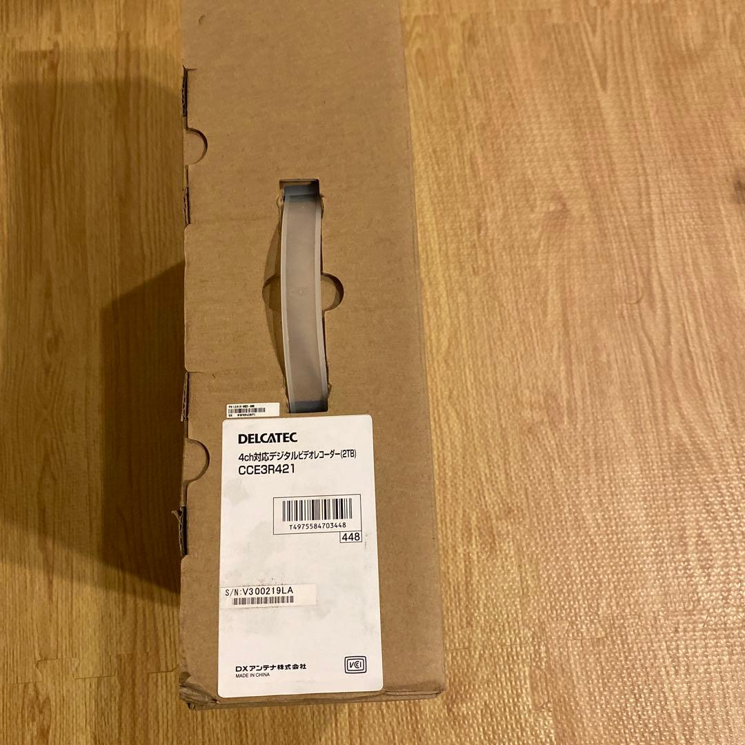DELCA TEC 4chデジタルビデオレコーダー 2TB 4ch対応ネットワークレコーダー（2TB） | 製品情報 | DXアンテナ