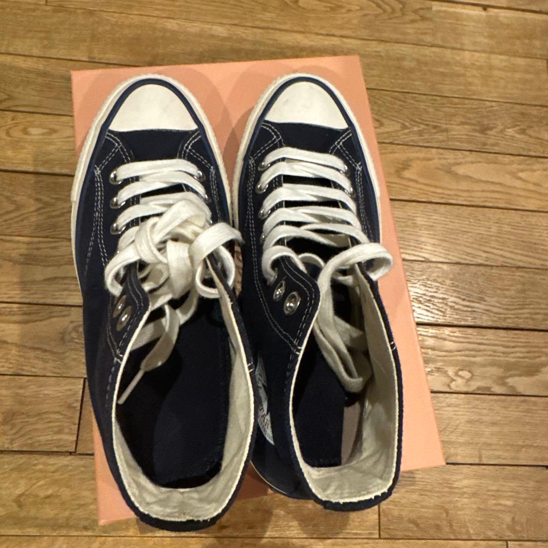 【美品】コンバース アディクト チャックテイラー HI ネイビー 24.5cm