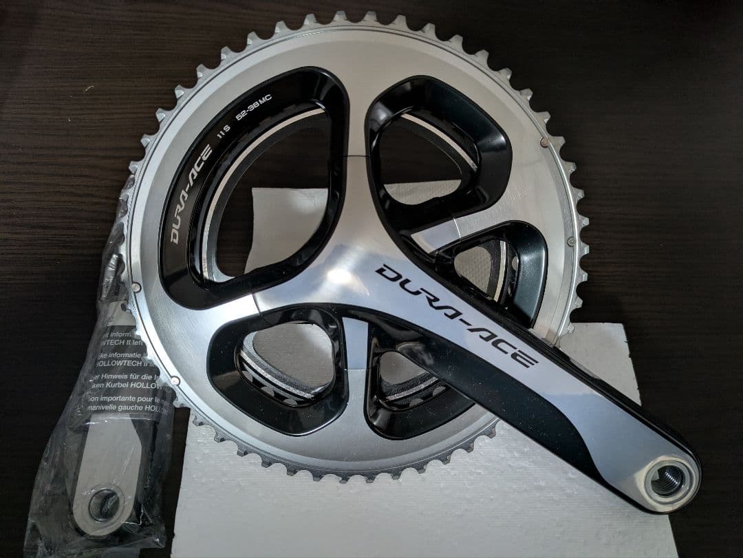 シマノ DURA-ACE FC-9000 167.5 52-38T 50-34T シマノ SHIMANO デュラエース DURA-ACE FC-9000/PIONEER SGY-PM910 52