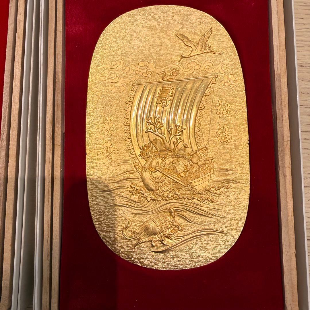 ♣︎天正出世招福大判 24K.GP製 桐箱入り 2枚セット 縁起物 - メルカリ