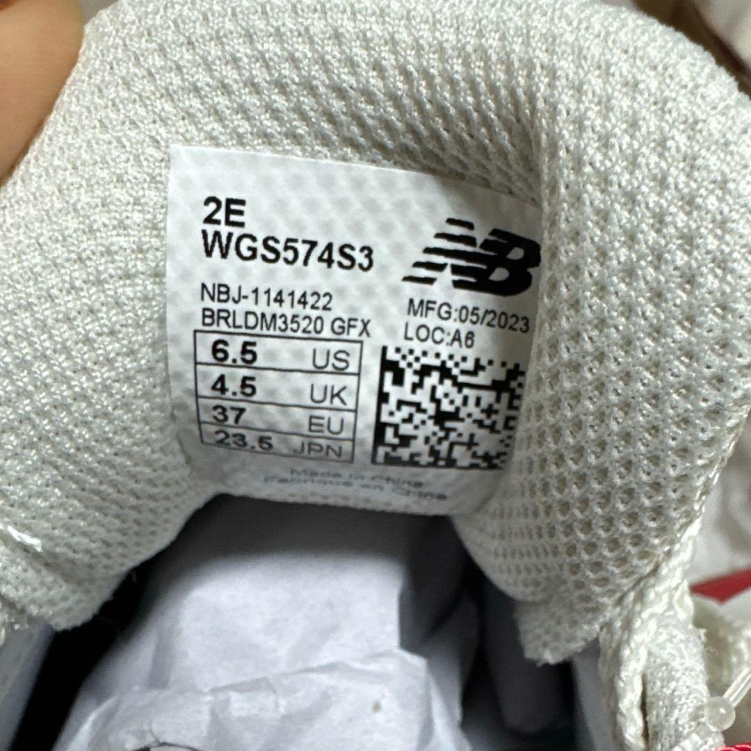 K0592S新品ニューバランスゴルフ WGS574ゴルフシューズ 23.5cm