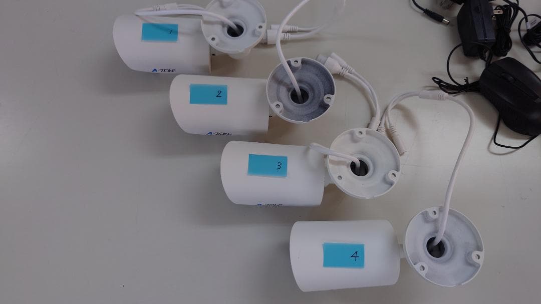 A-ZONE Wireless P2P NVR 防犯カメラ4台セット - メルカリ
